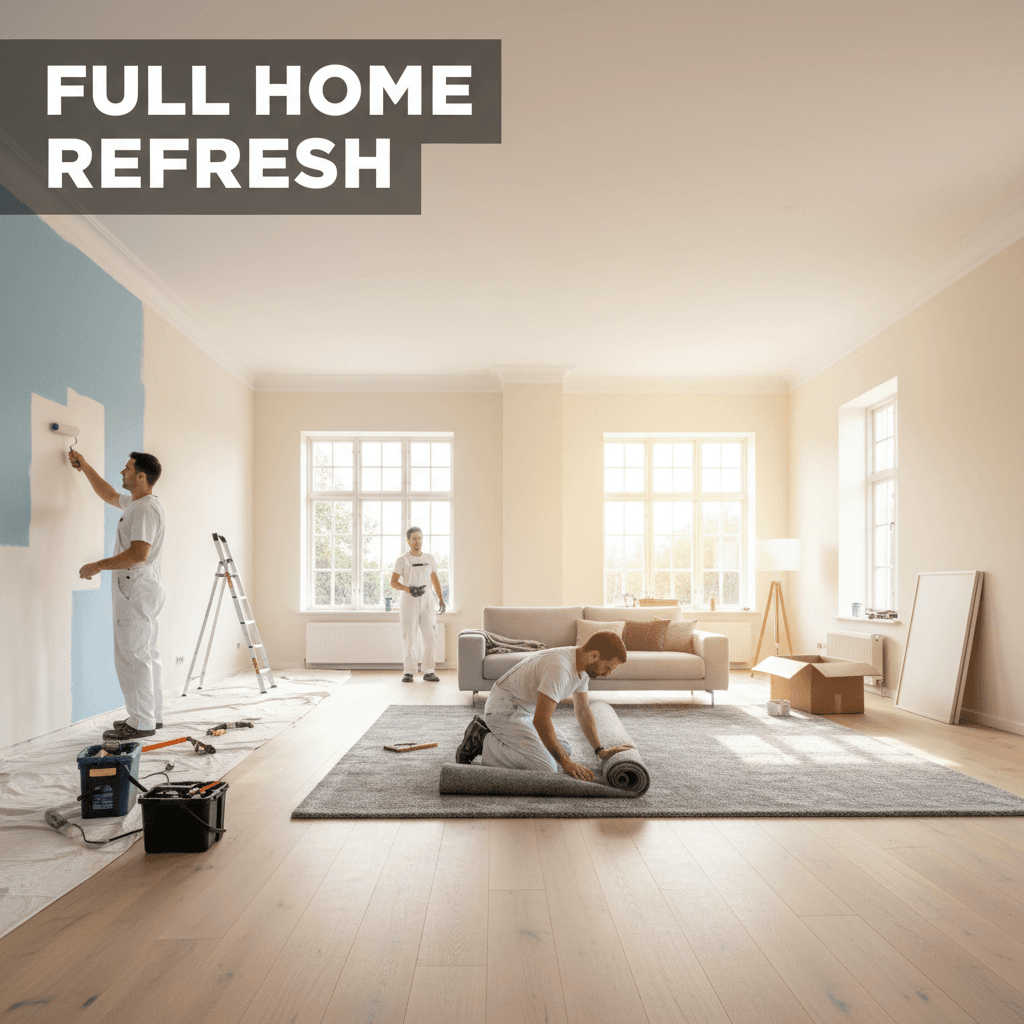 Full house refurbishment and property transformation work