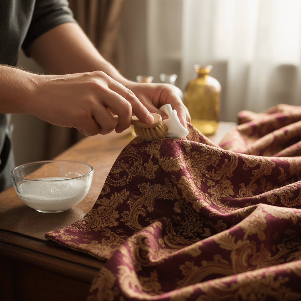 Professional curtain cleaning and restoration
